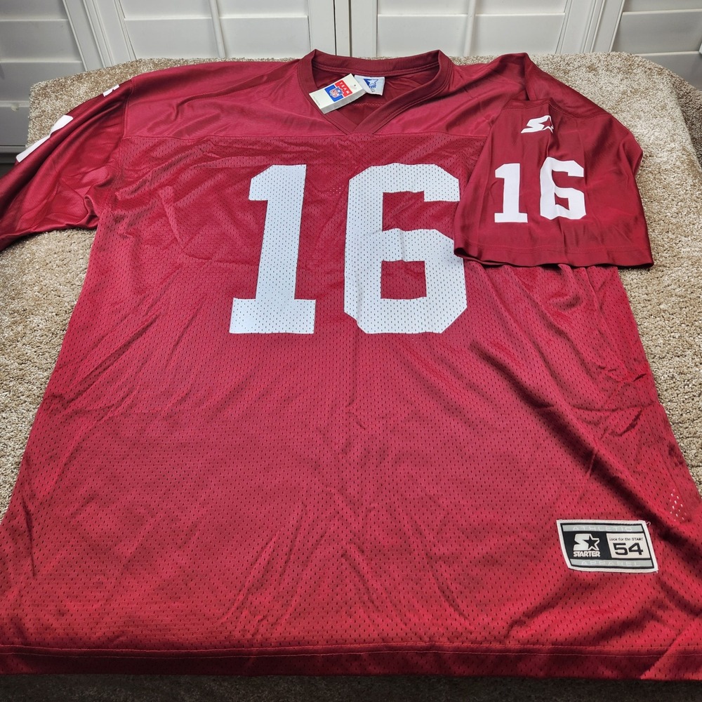 Vintage Starter Arizona Cardinals Jake Plummer 16 Jersey Red 2XL 54 NWT 1998